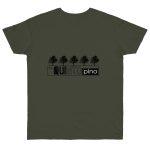 Camiseta punto liso - Caqui urbano - Camiseta «Es quinto pino» Camiseta punto liso - Caqui urbano - Camiseta «Es quinto pino»