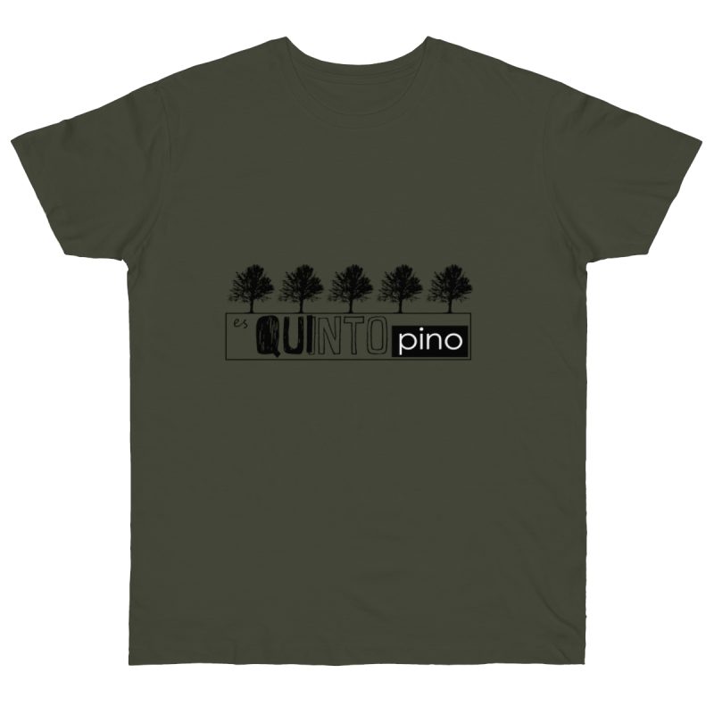 Camiseta punto liso - Caqui urbano - Camiseta «Es quinto pino»