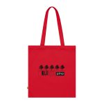 Bolsa de algodon organico - Rojo clasico - Camiseta «Es quinto pino»