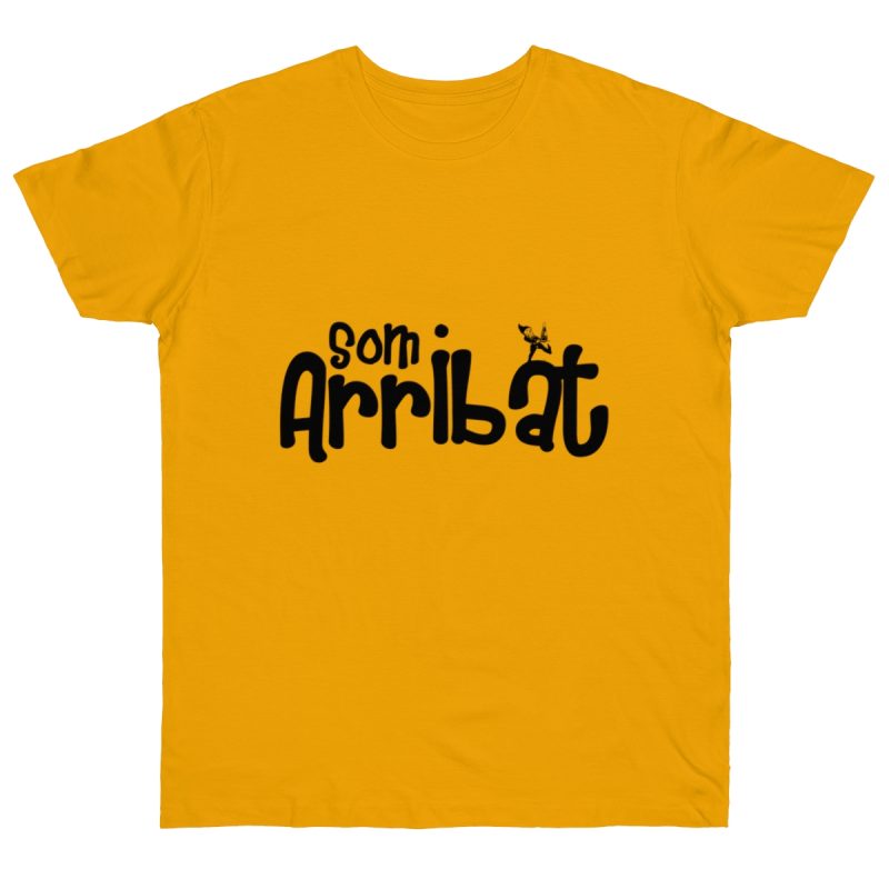 Camiseta punto liso - Albaricoque - Camiseta unisex «Som Arribat»