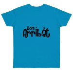 Camiseta punto liso - Azul atolon - Camiseta unisex «Som Arribat»