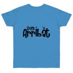 Camiseta punto liso - Azul celeste - Camiseta unisex «Som Arribat»