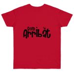 Camiseta punto liso - Rojo profundo - Camiseta unisex «Som Arribat»