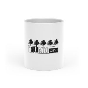 Taza con asa de corazon - Blanco - Camiseta «Es quinto pino»