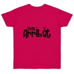 Camiseta punto liso - Fucsia - Camiseta unisex «Som Arribat»
