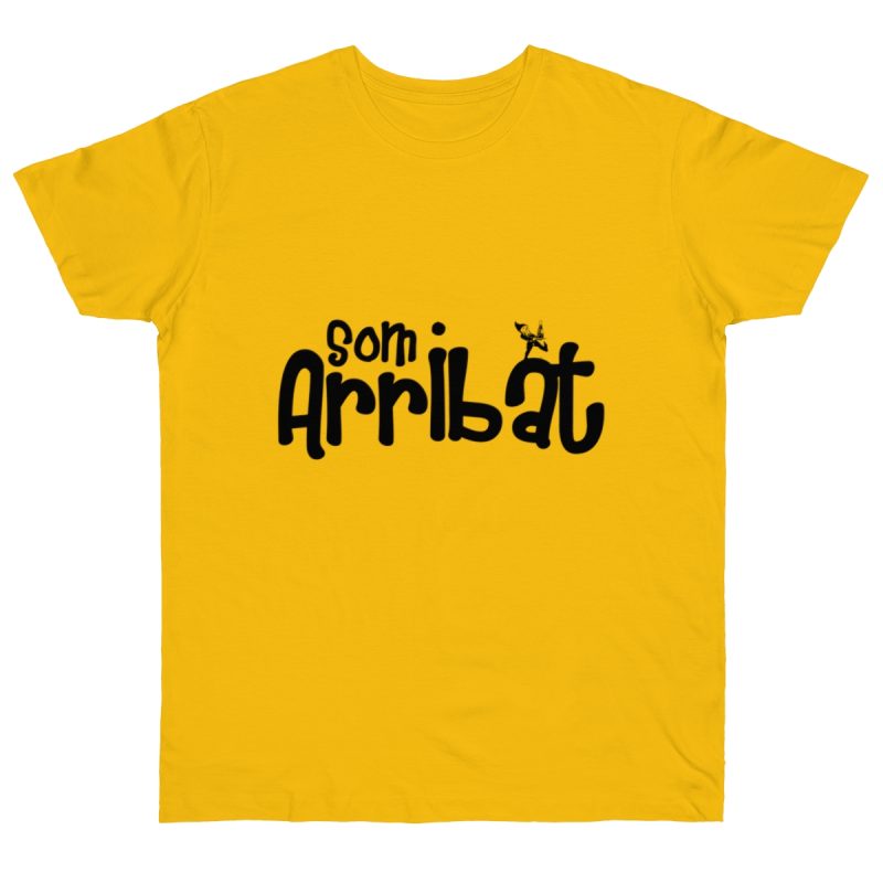 Camiseta punto liso - Amarillo dorado - Camiseta unisex «Som Arribat»