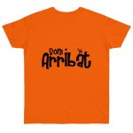 Camiseta punto liso - Naranja - Camiseta unisex «Som Arribat»