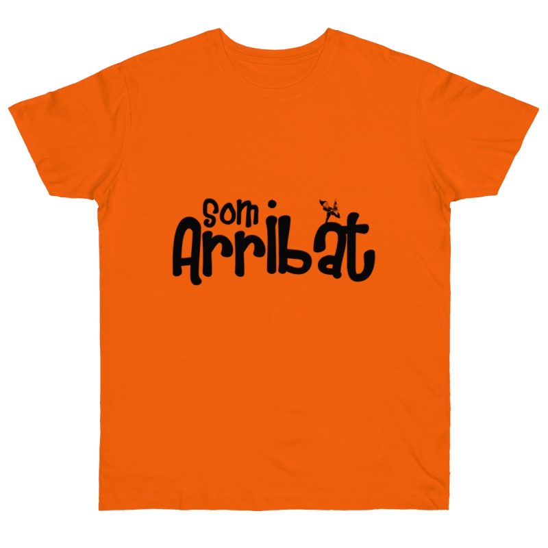 Camiseta punto liso - Naranja - Camiseta unisex «Som Arribat»