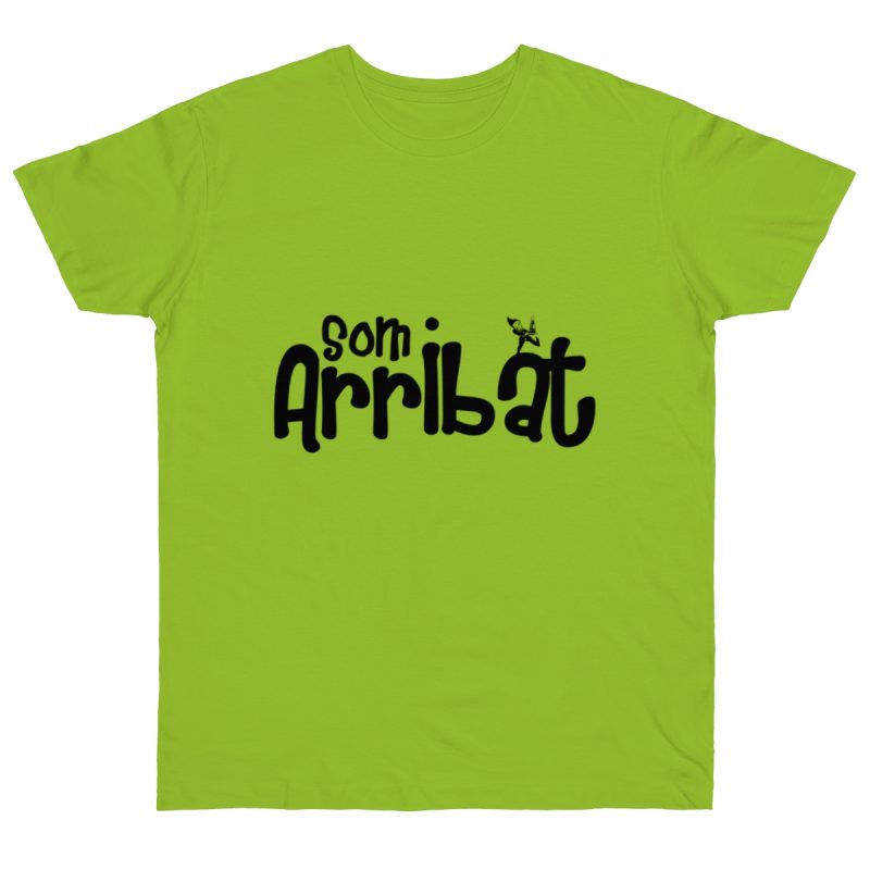 Camiseta punto liso - Verde orquidea - Camiseta unisex «Som Arribat»