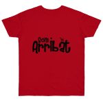 Camiseta punto liso - Rojo - Camiseta unisex «Som Arribat»