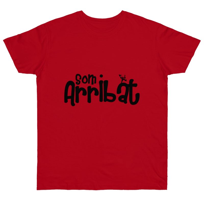 Camiseta punto liso - Rojo - Camiseta unisex «Som Arribat»