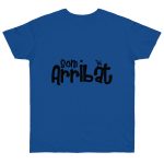 Camiseta punto liso - Azul royal intenso - Camiseta unisex «Som Arribat»