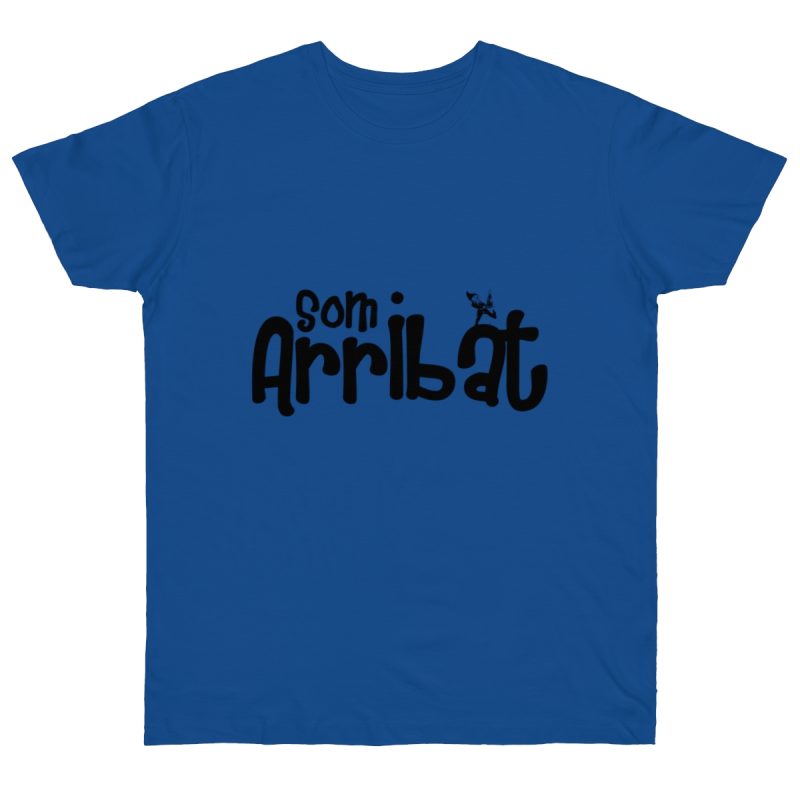 Camiseta punto liso - Azul royal intenso - Camiseta unisex «Som Arribat»