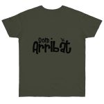 Camiseta punto liso - Caqui urbano - Camiseta unisex «Som Arribat»