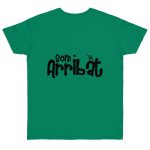 Camiseta punto liso - Verde Kelly - Camiseta unisex «Som Arribat»