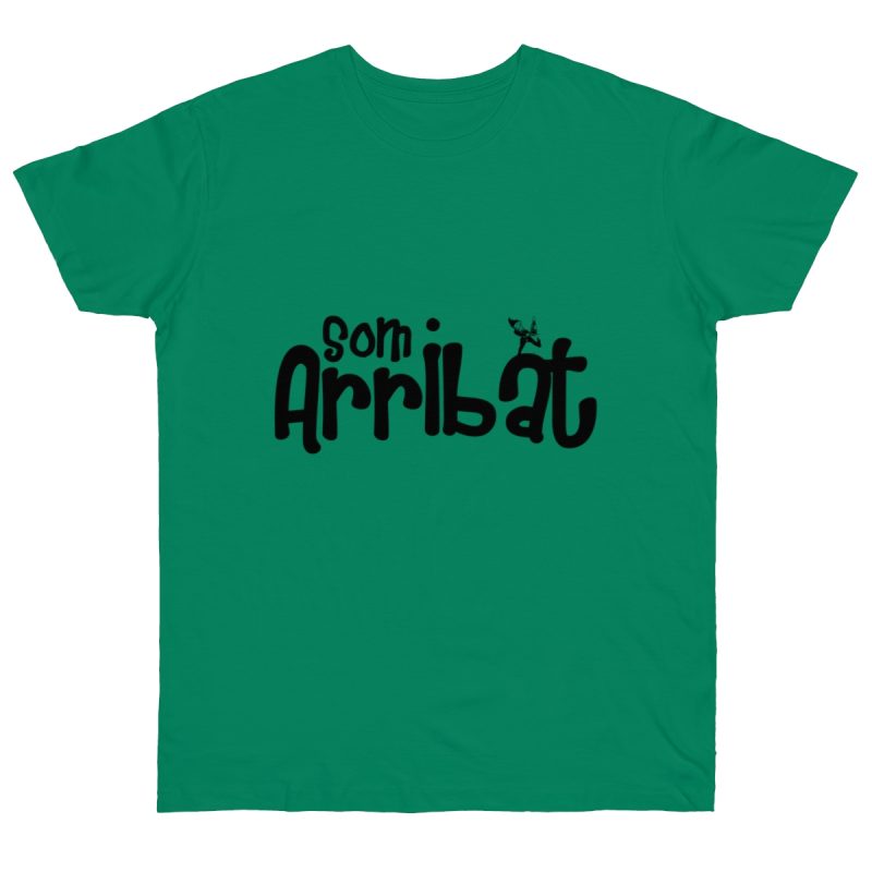 Camiseta punto liso - Verde Kelly - Camiseta unisex «Som Arribat»