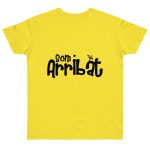 Camiseta punto liso - Amarillo solar - Camiseta unisex «Som Arribat»