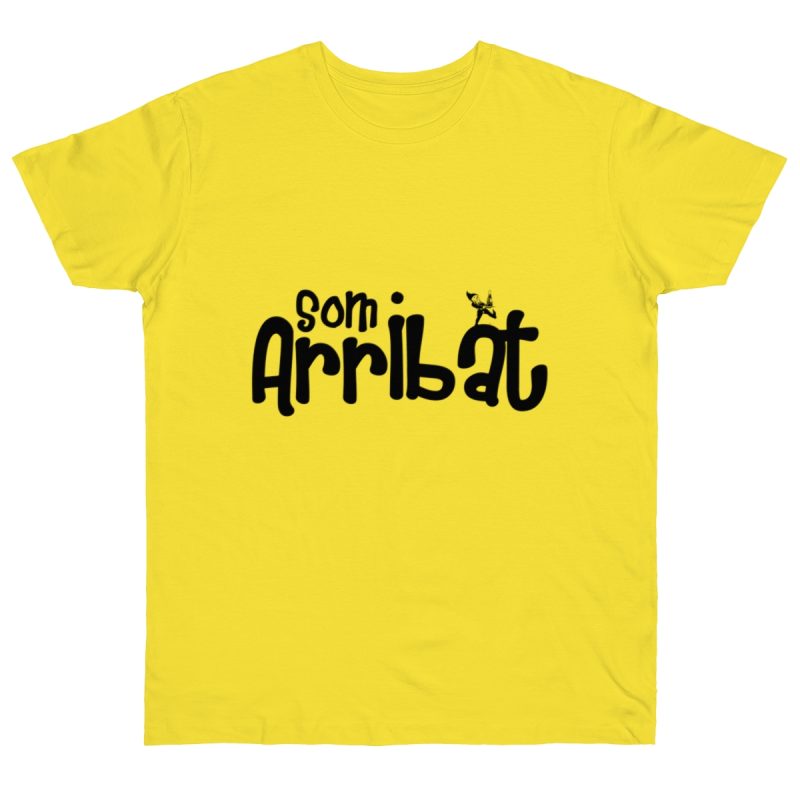 Camiseta punto liso - Amarillo solar - Camiseta unisex «Som Arribat»