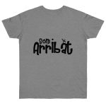 Camiseta punto liso - Gris deportivo jaspeado - Camiseta unisex «Som Arribat»