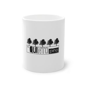 Taza estandar 325 ml - Blanco - Camiseta «Es quinto pino»