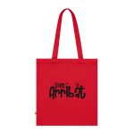 Bolsa de algodon organico - Rojo clasico - Camiseta unisex «Som Arribat»