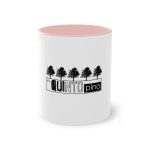 Taza bicolor - Rosa - Camiseta «Es quinto pino»