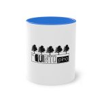 Taza bicolor - Azul Cambridge - Camiseta «Es quinto pino»