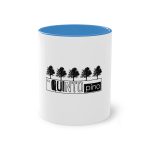 Taza bicolor - Azul claro - Camiseta «Es quinto pino»