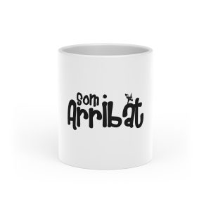 Taza con asa de corazon - Blanco - Camiseta unisex «Som Arribat»