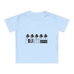 Camiseta de bebe - Azul empolvado - Camiseta «Es quinto pino»