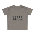Camiseta de bebe - Gris jaspeado melange - Camiseta «Es quinto pino»