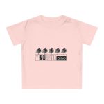 Camiseta de bebe - Rosa empolvado - Camiseta «Es quinto pino»