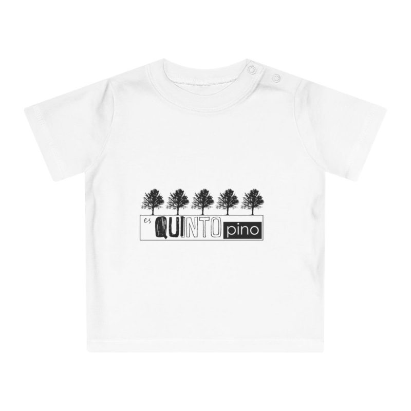 Camiseta de bebe - Blanco - Camiseta «Es quinto pino»