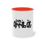 Taza bicolor - Rojo - Camiseta unisex «Som Arribat» Taza bicolor - Rojo - Camiseta unisex «Som Arribat»