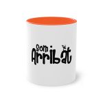 Taza bicolor - Naranja - Camiseta unisex «Som Arribat» Taza bicolor - Naranja - Camiseta unisex «Som Arribat»