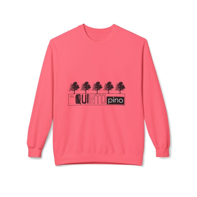 Sudadera Softstyle cuello redondo - Rosa limonada - Camiseta «Es quinto pino»