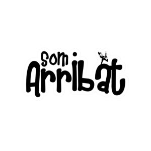 Pegatinas de vinilo troqueladas - Camiseta unisex «Som Arribat»