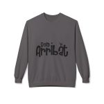 Sudadera Softstyle cuello redondo - Gris marengo - Camiseta unisex «Som Arribat»