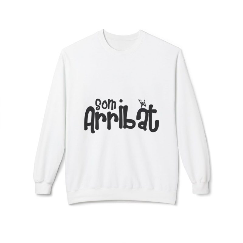 Sudadera Softstyle cuello redondo - Blanco - Camiseta unisex «Som Arribat»