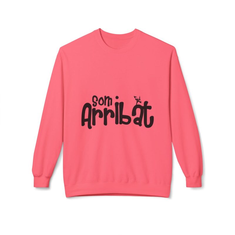 Sudadera Softstyle cuello redondo - Rosa limonada - Camiseta unisex «Som Arribat»