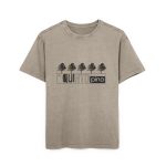 Camiseta oversize lavado acido - Caqui oscuro - Camiseta «Es quinto pino»