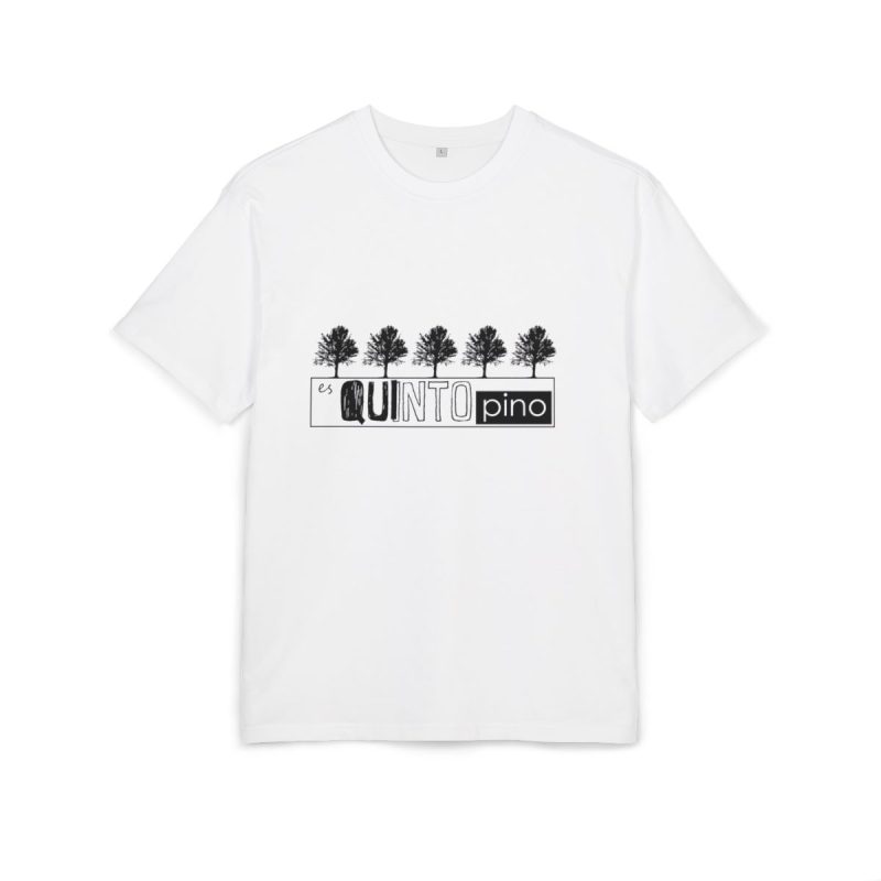 Camiseta oversize gruesa - Blanco - Camiseta «Es quinto pino»