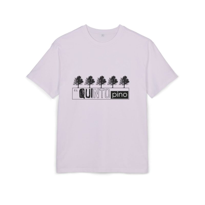 Camiseta oversize gruesa - Lila - Camiseta «Es quinto pino»