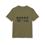 Camiseta oversize gruesa - Verde oliva - Camiseta «Es quinto pino» Camiseta oversize gruesa - Verde oliva - Camiseta «Es quinto pino»