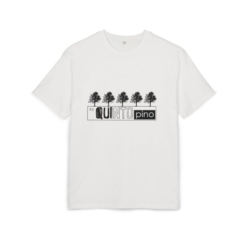 Camiseta oversize gruesa - Blanco puro - Camiseta «Es quinto pino»