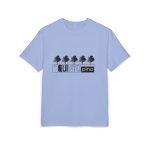 Camiseta oversize gruesa - Azul violeta - Camiseta «Es quinto pino» Camiseta oversize gruesa - Azul violeta - Camiseta «Es quinto pino»