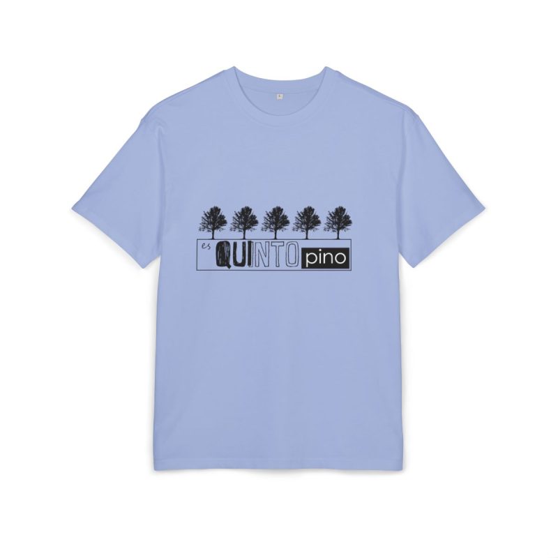 Camiseta oversize gruesa - Azul violeta - Camiseta «Es quinto pino»