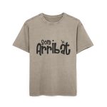 Camiseta oversize lavado acido - Caqui oscuro - Camiseta unisex «Som Arribat»