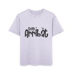 Camiseta oversize lavado acido - Lila suave - Camiseta unisex «Som Arribat»