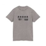 Camiseta lavado acido cuello redondo - Gris asfalto - Camiseta «Es quinto pino»